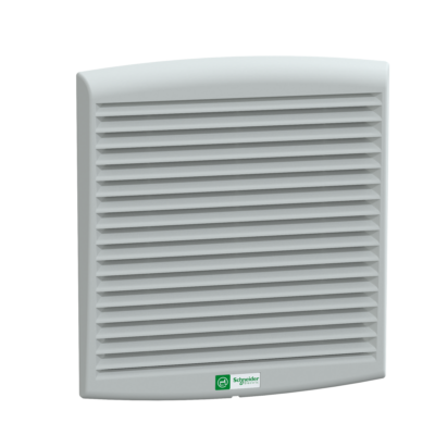 ClimaSys forced vent. IP54, 300m3/h, 115V, with outlet grille and filter G2 - Schneider Electric - NSYCVF300M115PF