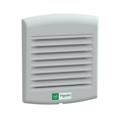 ClimaSys forced vent. IP54, 38m3/h, 230V, with outlet grille and filter G2 - Schneider Electric - NSYCVF38M230PF