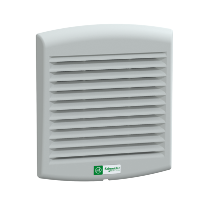 ClimaSys forced vent. IP54, 85m3/h, 115V, with outlet grille and filter G2 - Schneider Electric - NSYCVF85M115PF