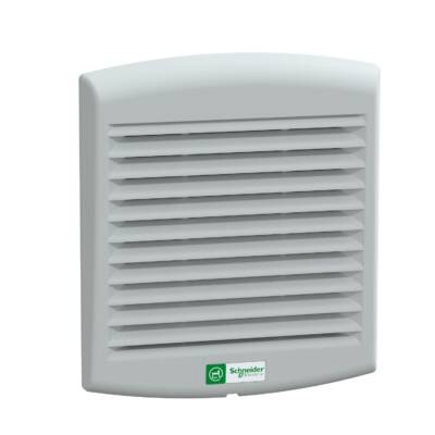 ClimaSys forced vent. IP54, 85m3/h, 230V, with outlet grille and filter G2 - Schneider Electric - NSYCVF85M230PF