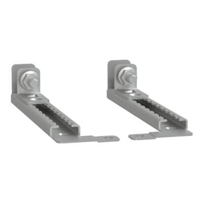 set of 4 step slides with brackets for adjustment of m.plate in PLM 64 - Schneider Electric - NSYDPLM250