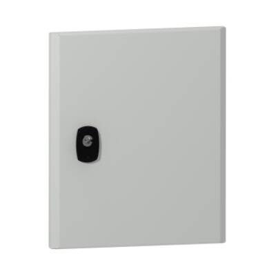 Plain door for Spacial S3D H300xW200 RAL 7035, with lock - Schneider Electric - NSYDS3D32