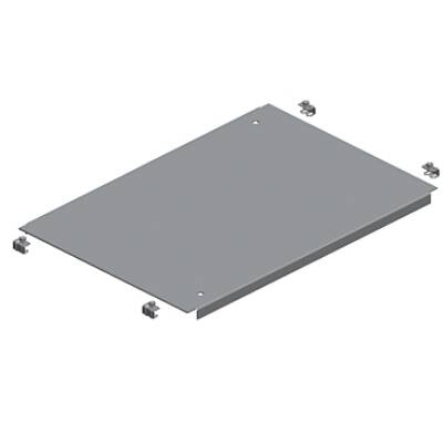 "Plain cable gland plate, PanelSeT SFN, PanelSet SF, for electrical enclosure W800 D600mm, fixed by clips" - Schneider Electric - NSYEC86