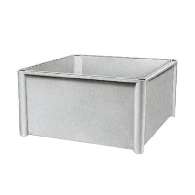 Polyester rear part of PLS box 18x27x13.5cm - Schneider Electric - NSYFPLS1827G