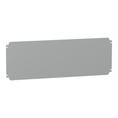 Plain mounting plate H300xW800mm made of galvanised sheet steel - Schneider Electric - NSYMM38SB