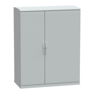 Thalassa PHD outdoor heavy duty - enclosure H1593 W1250 D620 IP55 plain door - Schneider Electric - NSYPHDZT15126P