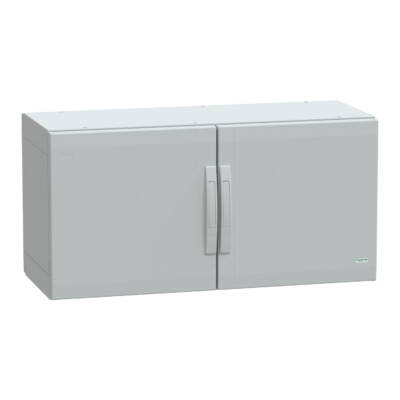 Floor standing enclosure polyester vers.PLA completely sealed 500x1000x420 IP65 - Schneider Electric - NSYPLA5104G