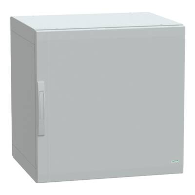 Floor standing enclosure polyester vers.PLA completely sealed 750x750x620 IP65 - Schneider Electric - NSYPLA776G