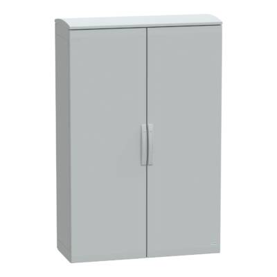 Floor standing encl. polyester vers.PLAT open top w/ canopy 1500x1000x420 IP44 - Schneider Electric - NSYPLAT15104G