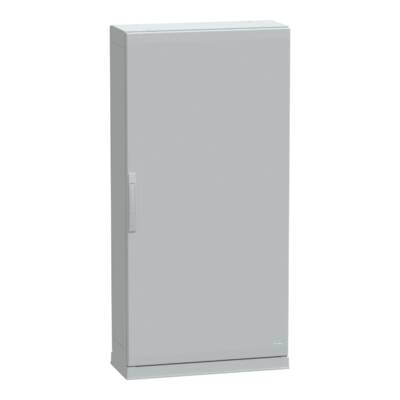 Floor standing encl.polyester vers.PLAZ w/plinth open bottom 1500x750x320 IP54 - Schneider Electric - NSYPLAZ1573G