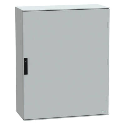 wall-mounting encl. polyester monobloc IP66 H1056xW852xD350mm+bakelite m.plate - Schneider Electric - NSYPLM108BG