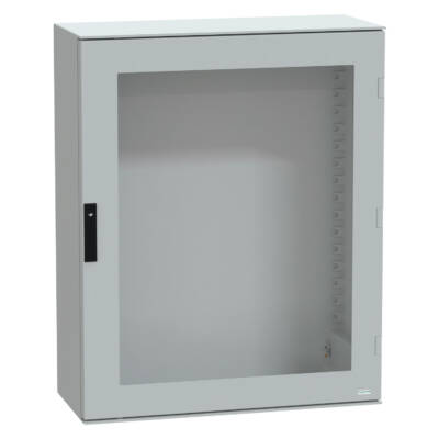wall-mounting enclosure polyester monobloc IP66 H1056xW852xD350mm glazed door - Schneider Electric - NSYPLM108TG