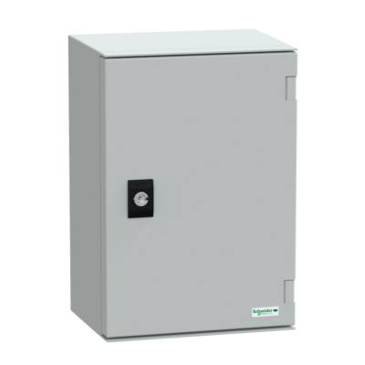 wall-mounting encl. ABS/PC monobloc IP66 H310xW215xD160mm+metal mount.plate - Schneider Electric - NSYPLM32PG