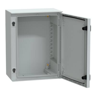 wall-mounting enclosure polyester monobloc IP66 H530xW430xD200mm - Schneider Electric - NSYPLM54G