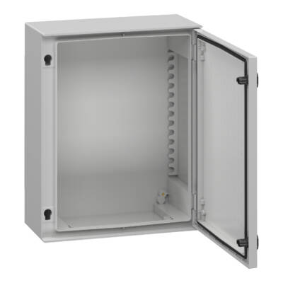 wall-mounting enclosure polyester monobloc IP66 H530xW430xD200mm - Schneider Electric - NSYPLM54G