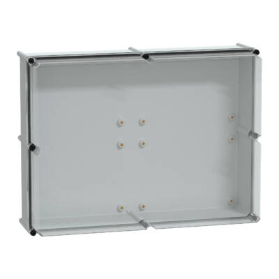 PLS box, polyester rear, transparent PC cover IP65 54x72x23cm - Schneider Electric - NSYPLS5472AG