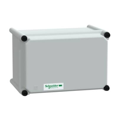 PLS box, polyester rear, polyester cover IP65 18x27x18cm - Schneider Electric - NSYPLSP1827G