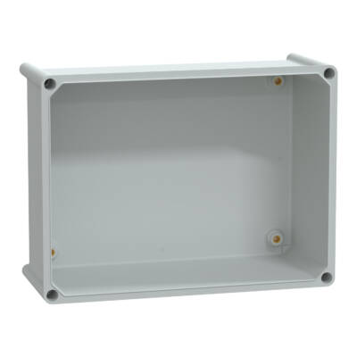 PLS box, polyester rear, polyester cover IP65 27x36x18cm - Schneider Electric - NSYPLSP2736G
