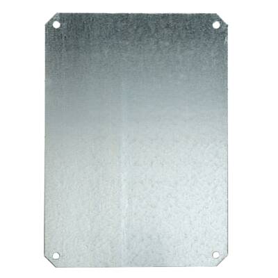 Metallic mounting plate for PLS box 18x27cm - Schneider Electric - NSYPMM1827