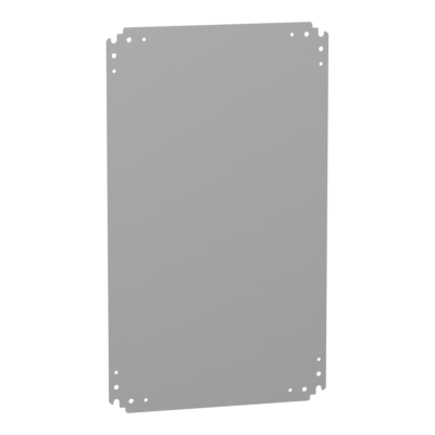 Metallic mounting plate for PLA enclosure H500xW750mm or H750xW500mm - Schneider Electric - NSYPMM75