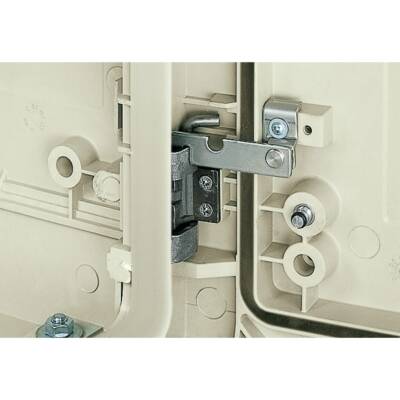 Door retainer for vers.PLA, PLAZ and PLAT -opening110º - Schneider Electric - NSYRETPLA