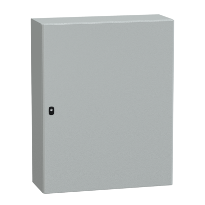 Spacial S3D plain door w/o mount.plate. H1000xW800xD300 IP66 IK10 RAL7035. - Schneider Electric - NSYS3D10830