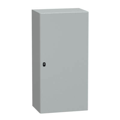 Spacial S3D plain door w/o mount.plate. H1200xW600xD400 IP66 IK10 RAL7035. - Schneider Electric - NSYS3D12640