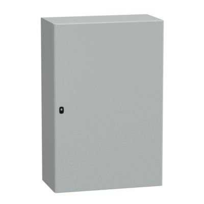 Spacial S3D plain door w/o mount.plate. H1200xW800xD400 IP66 IK10 RAL7035. - Schneider Electric - NSYS3D12840