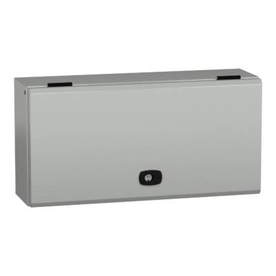 Spacial S3DB . H250xW500xD150. IP66, IK10, RAL7035. No - Schneider Electric - NSYS3DB25515