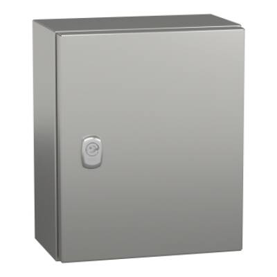 SPACIAL S3X stainless 304L, Scotch Brite® finish, H300xW250xD150 mm. - Schneider Electric - NSYS3X302515