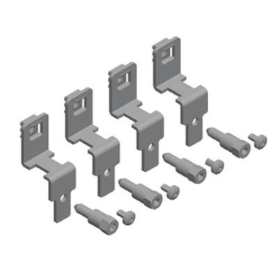 Spacial SF brackets for fixing mounting plate on the sides - Schneider Electric - NSYSMPSB