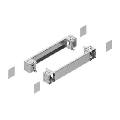 "PanelSet - plain front panel plinth W800 H100 stainless steel 316L" - Schneider Electric - NSYSPFX8100H