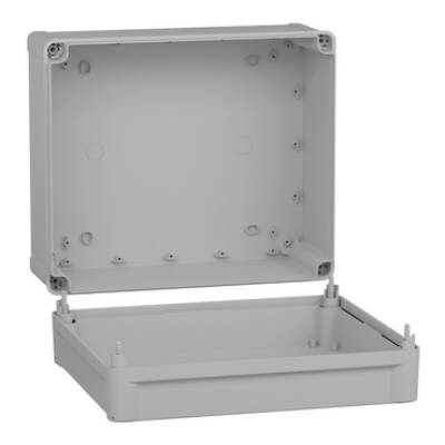 PC box IP66 IK08 RAL7035 Int.H325W275D160 Ext.H341W291D168 opaque PC cover H60 - Schneider Electric - NSYTBP342916H