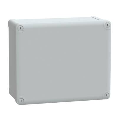 ABS box IP66 IK07 RAL7035 Int.H275W225D120 Ext.H291W241D128 Opaque cover H20 - Schneider Electric - NSYTBS292412