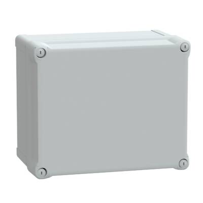 ABS box IP66 IK07 RAL7035 Int.H275W225D160 Ext.H291W241D168 Opaque cover H60 - Schneider Electric - NSYTBS292416H