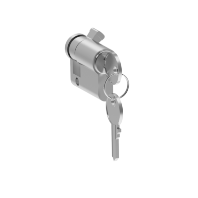 barrel and key 1242E for retractable handle of 3 point lock PLM or PLD - Schneider Electric - NSYTL1242EME