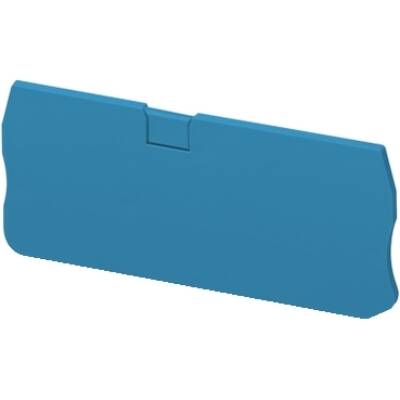 END COVER, 4PTS, BLUE, 2,2MM WIDTH, FOR SPRING TERMINALS NSYTRR24, NS - Schneider Electric - NSYTRACR24BL