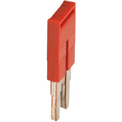 PLUG-IN BRIDGE, 2POINTS FOR 2,5MM² TERMINAL BLOCKS, RED - Schneider Electric - NSYTRAL22