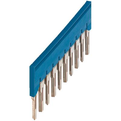 PLUG-IN BRIDGE, 10PTS FOR 6MM² TERMINAL BLOCKS, BLUE - Schneider Electric - NSYTRAL610BL