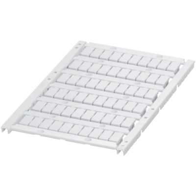 MARKING CARD FOR AB1, 6MM, WITH 6 STRIPS, 60 CHARACTERS, UNPRINTED, W - Schneider Electric - NSYTRAXPV6