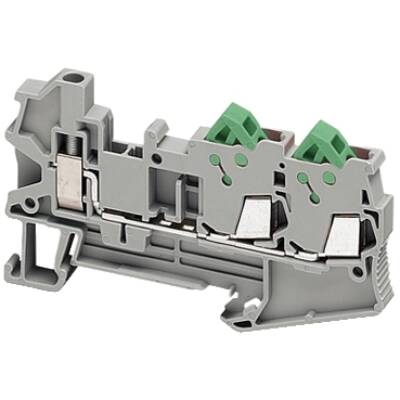 HYBRID TERMINAL, FEED THROUGH, 3 POINTS, SCREW-IDC, 1,5MM², GREY - Schneider Electric - NSYTRH13