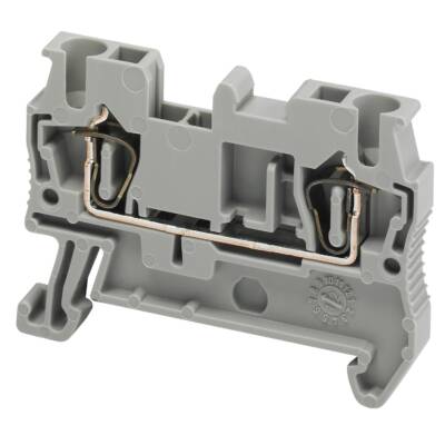 SPRING TERMINAL, FEED THROUGH, 2 POINTS, 2,5MM², GREY - Schneider Electric - NSYTRR22