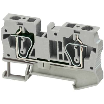 SPRING TERMINAL, FEED THROUGH, 2 POINTS, 6MM², BLUE - Schneider Electric - NSYTRR62BL