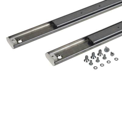 Telescopic rails for mounting of a telescopic tray - 600 mm enclosure - Schneider Electric - NSYTTG60