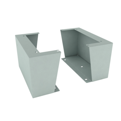 Floor stand kit for Spacial S3D Depth 300 x Height 450 mm Colour RAL7035 - Schneider Electric - NSYWMK34