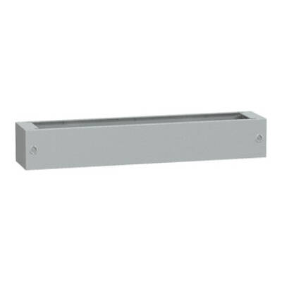 Polyester glassreinf. plinth for encl. PLA(T)123 front opening IP44-IK10 RAL7035 - Schneider Electric - NSYZA2123G