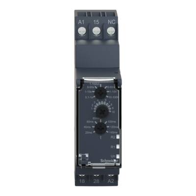 star-delta timing relay - 24VDC/24..240 V AC - 1 C/O - Schneider Electric - RE22R1QMU