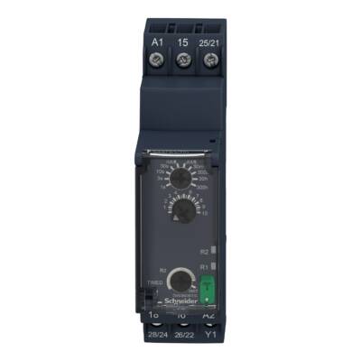 Modular timing relay, 8 A, 2 CO, 0.05 s...300 h, off delay, 24...240 V AC/DC - Schneider Electric - RE22R2CMR