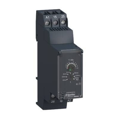 Star-Delta Timing Relay - 0.3s…30s - 380…415V AC - 2C/O - Schneider Electric - RE22R2QEMT