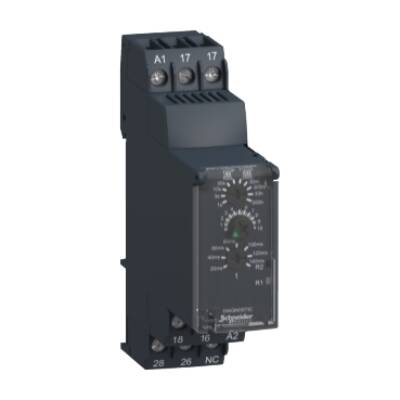 Star-Delta Timing Relay - 0.05s…300h - 24…240V AC/DC - 2C/O - Schneider Electric - RE22R2QGMR